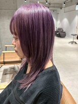 ルース(LOOSE)&nbsp;ハイトーンバイオレット♪#立川#立川駅#縮毛矯正#ブリーチ