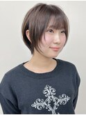 ＊顔周りレイヤー姫カット軽めショート小顔ボブ耳かけショート