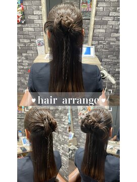 ＃ヘアセット＃結婚式＃ヘアメイク＃二次会＃ライブ＃推し活