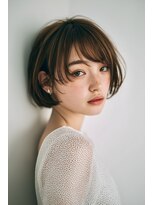 クロス(CROSS)&nbsp;透け感前髪×ナチュラルショート