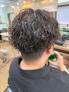 メンズアンダーバーホワイト 南海難波店(Men's _WHITE) メンズツイストスパイラルパーマ/ツイスパ