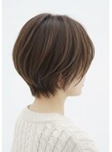 30代40代大人可愛いショート　大人ショート　襟足タイト
