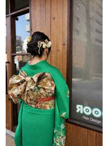 ループヘアーデザイン 谷塚店(ROOP Hair Design)&nbsp;振袖着付け&ヘアセット