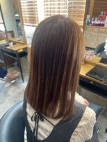 ヘアリゾート粋 トゥジュ 池袋東口店(tujuh)&nbsp;艶髪/透明感ライトブラウン/レイヤーカット