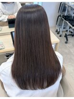 ケンジ 平塚ラスカ店(KENJE) ブラウンベージュ/ブラウンカラー/顔まわりカット/平塚
