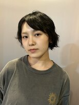 テントー 大泉学園店(Tento-)&nbsp;黒髪ニュアンスパーマボブ