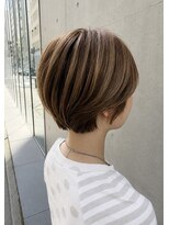 レスピア 銀座中央通り店(Respia)&nbsp;似合わせカット30代40代50代ショートボブくびれレイヤーカット