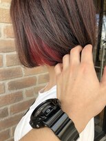 ヘアメイクエイト 丸山店(hair make No.8)&nbsp;【担当＊岩切祐樹】ミニボブ×インナーカラー