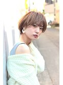 小顔 大人かわいいい 耳かけマッシュショート 20代30代人気!!