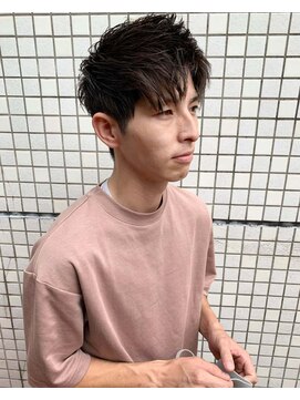 ヘアーデザイン ルシア(Hair Design Lucia) アップバングナチュラルショート