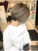 おしゃれショートにバレイヤージュ