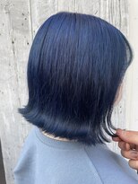 アン(Hair make un)&nbsp;【ダブルカラー】色味たっぷりオーシャンカラー♪♪