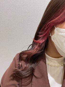 アッシュ 大宮店(Ash) お洒落度UPの顔まわりインナーカラー