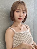 ロンド 表参道店(Lond) 【Lond表参道倉崎涼】ボブヘアに似合うミルクティーベージュ