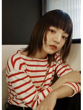 オペラ 調布店(OPERA by BALLEThair) OPERA調布/黒髪グレージュカラーボブウルフ