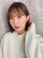 ブリス(VLISS)&nbsp;ストレートボブ＿チェリーブラウンフェミニンロング