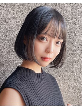 エル バイ ロンド 関(elle by Lond) [elle by lond]栗原　瑠世　内巻きボブ10代20代