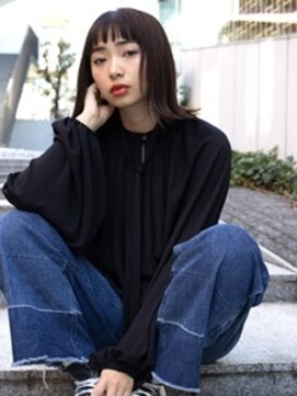 ノラ ヘアーサロン(NORA HAIR SALON) 【ERI】ズボラさん大歓迎◎カットだけで可愛く小顔外ハネミディ