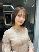 ロンドソレイユ 池袋(Lond soleil) ボブ/前髪カット/レイヤーカット×ケアブリーチ/デザインカラー