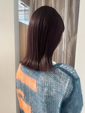 シテン(SITEN) モーヴバイオレッド/ミディアム/ボブ