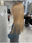 ブロンドベージュ/ハイトーンカラー/黒染め落とし