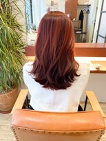 マーリャヘアー(mallia hair) レイヤースタイルレイヤーカットロングレイヤー小顔スタイル