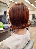 オシャレ外はねボブ