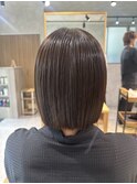 【bel.高野】髪質改善切りっぱなしボブ