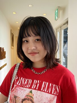 ビファインクーアヴェダ(Be fine coo AVEDA) くくれるボブ☆外ハネにスタイリングしやす