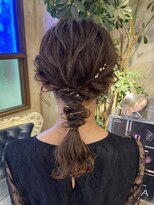 エニエンメイクス 立川(ENIEN MAKE'S)&nbsp;ミディアム編みおろし/パーティヘア