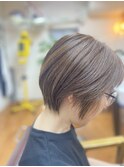 丸みショートヘア