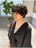 マッシュショート/マッシュショートパーマ/ショートパーマ