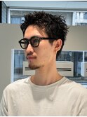 黒髪メンズカットスタイル20代30代b