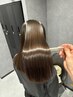 新規様限定【大注目メニュー】髪質改善美髪ストレート＋カット＋TR
