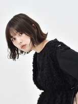 ロアー ヘアー マックイーン 流山おおたかの森店(RAWR hair McQueen) 【RAWR】イメチェン　エアリーカール　外ハネボブ　ワイドバング