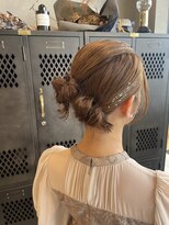 アチーブリス(achieve Liss)&nbsp;お呼ばれヘアまとめ髪カチモリヘア結婚式パーティー成人式