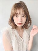 ウェーブミディアムくせ毛風カールモテ髪うるツヤ#220f0202