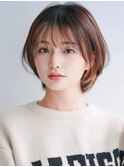 《Agu hair》小顔似合わせメルティショート×numberA.ヘアバター