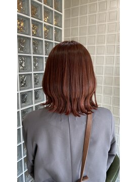 ボアップ(boappu) #暖色カラー#レッドブラウン#ブリーチなしカラー