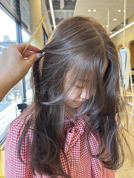 スニュウ(snuw) (snuw_hotaru)レイヤーボブマロンベージュラベンダーミルクティ