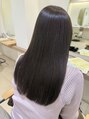 シー(she.) 赤みを抑えた柔らかい印象のブリーチなしカラー(^^)