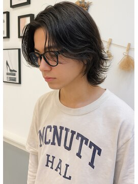 ケアシンサイバシ(CARE shinsaibashi) 大人の雰囲気漂うメンズパーマ