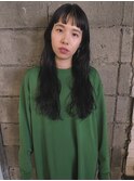 ゆるいパーマスタイル