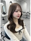 【RINA】ゆるレイヤー×オリーブグレージュ☆韓国ヨシンモリ
