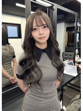 ラピス 名古屋本店(Lapis) 赤味撃退！オリーブブラウンロング！