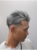 ハイライトショート×フェード/ホワイトメッシュ/メンズカット
