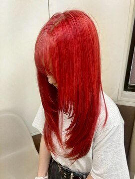 エターナルバイマティーナ(Eternal by MATINA) 【レッドカラー/ブリーチカラー/レイヤーカット】池袋美容室