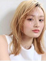 ロッソ ヘアアンドスパ 北千住店(Rosso Hair&SPA)&nbsp;ハイトーンミディアムレイヤー【北千住】