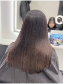 ロングヘアー 縮毛矯正 髪質改善 赤坂見附