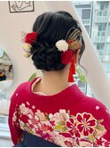袴着付け/袴/卒業式着付け/着物/袴着付/袴ヘアセット/袴ヘア